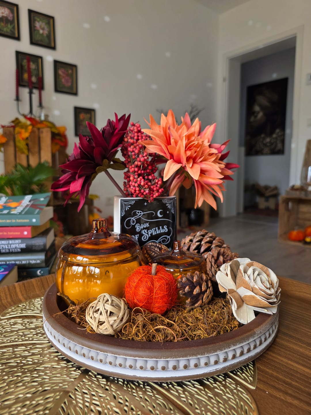 Customer photo review of Glaskürbis Kerzen Set (2-teilig) – Herbst & Halloween Deko Duftkerzen