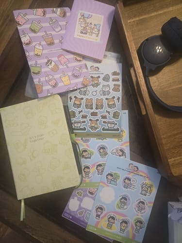 Customer photo review of Gifts and Balloons Planner Stickers