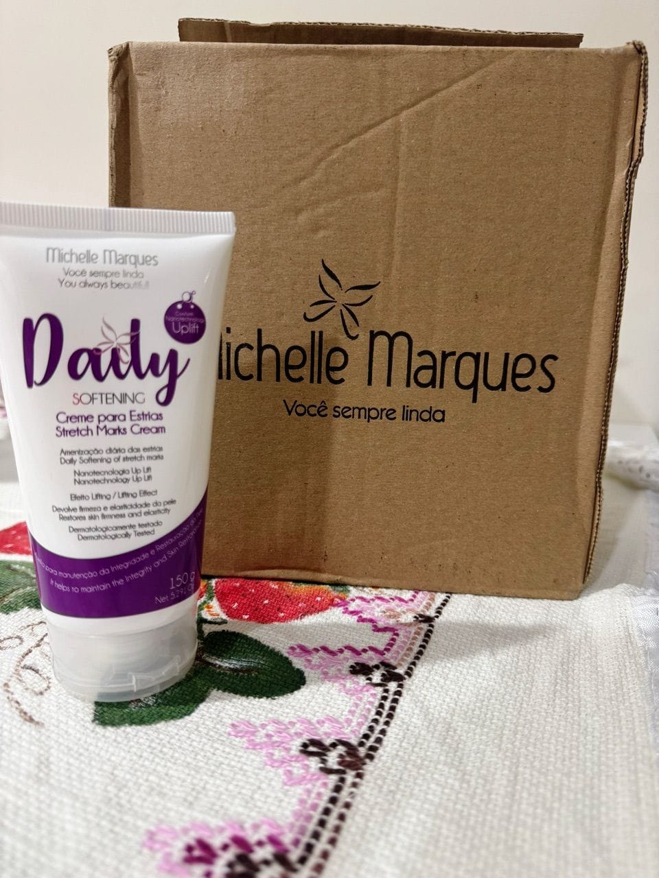 Customer photo review of Kit tratamento e prevenção de estrias