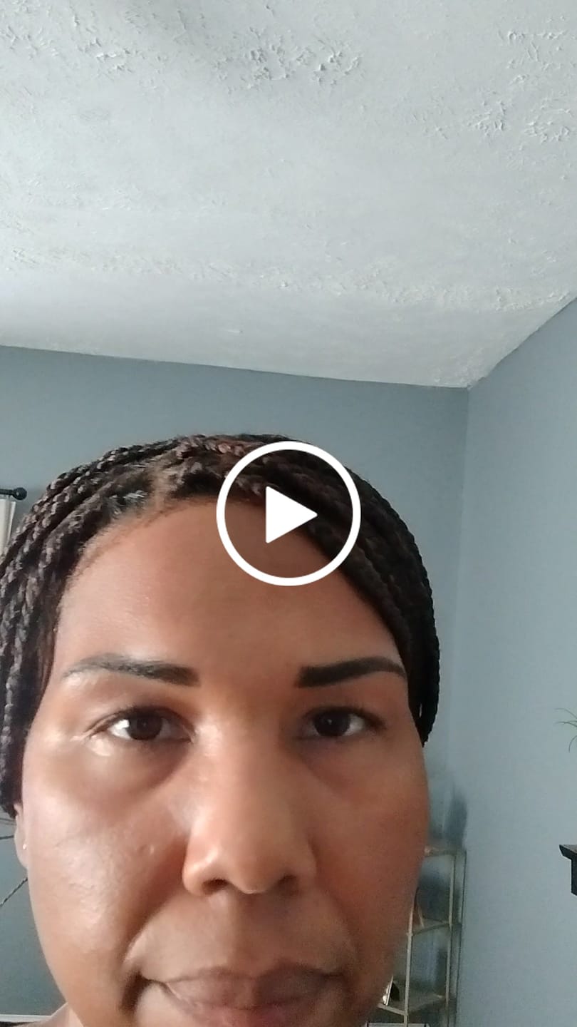 Customer video review of Swiss HD Full Lace Knotless Box Braided Wig