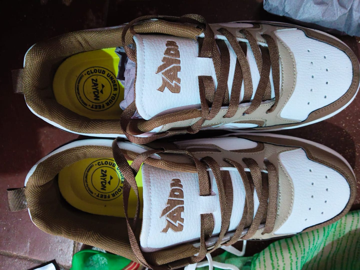 Customer photo review of COOPER Beige Brown