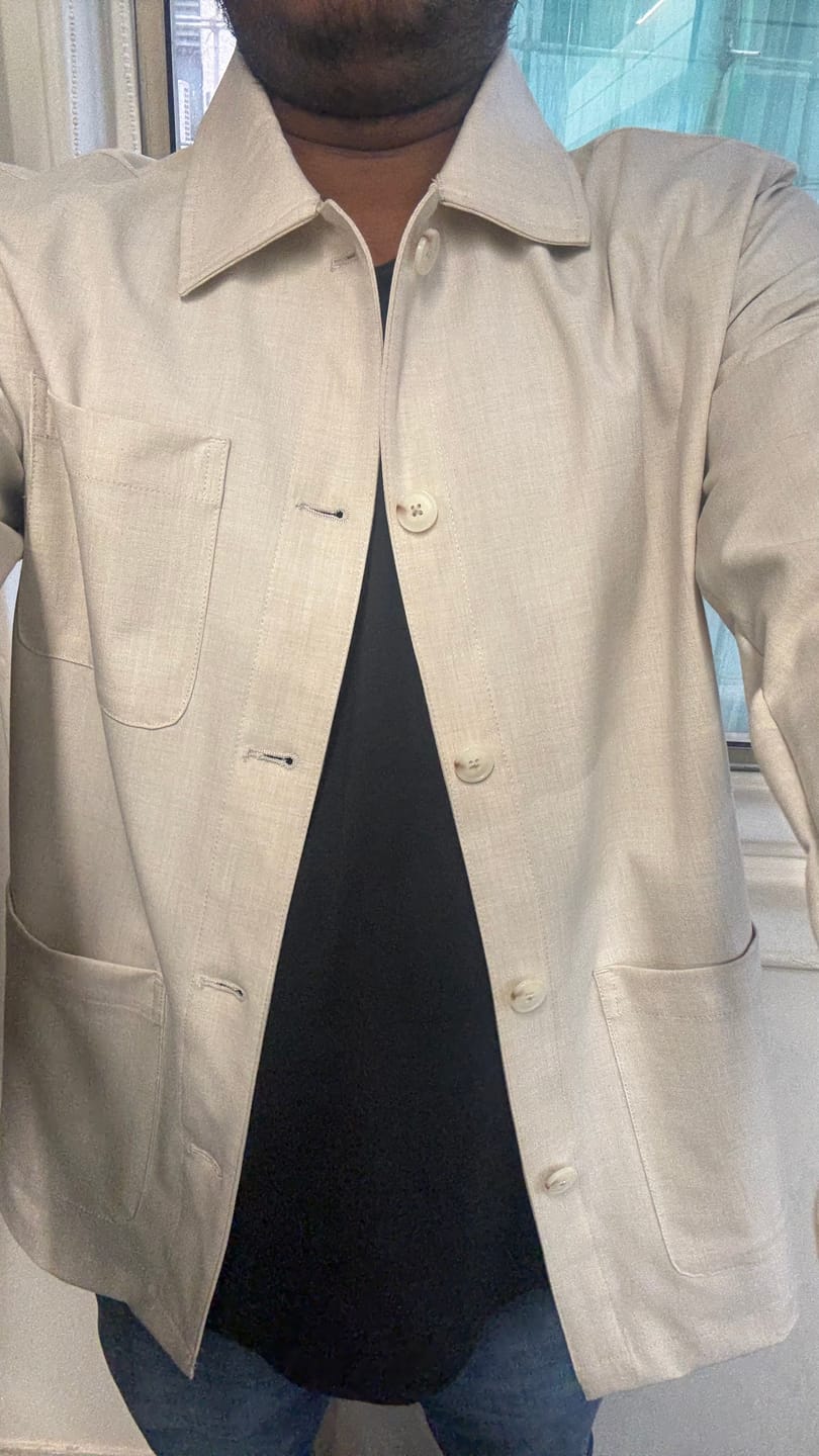 Customer photo review of Hyperflex Work Shacket