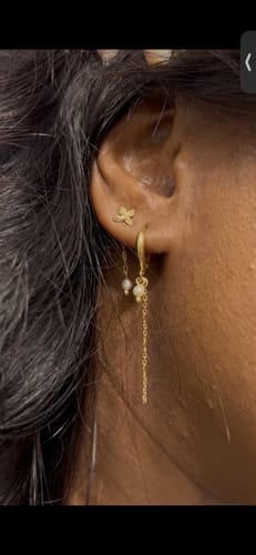 Customer photo review of Flora Earrings Set