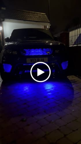 Customer video review of RGB + W LED rock light (8 packs)