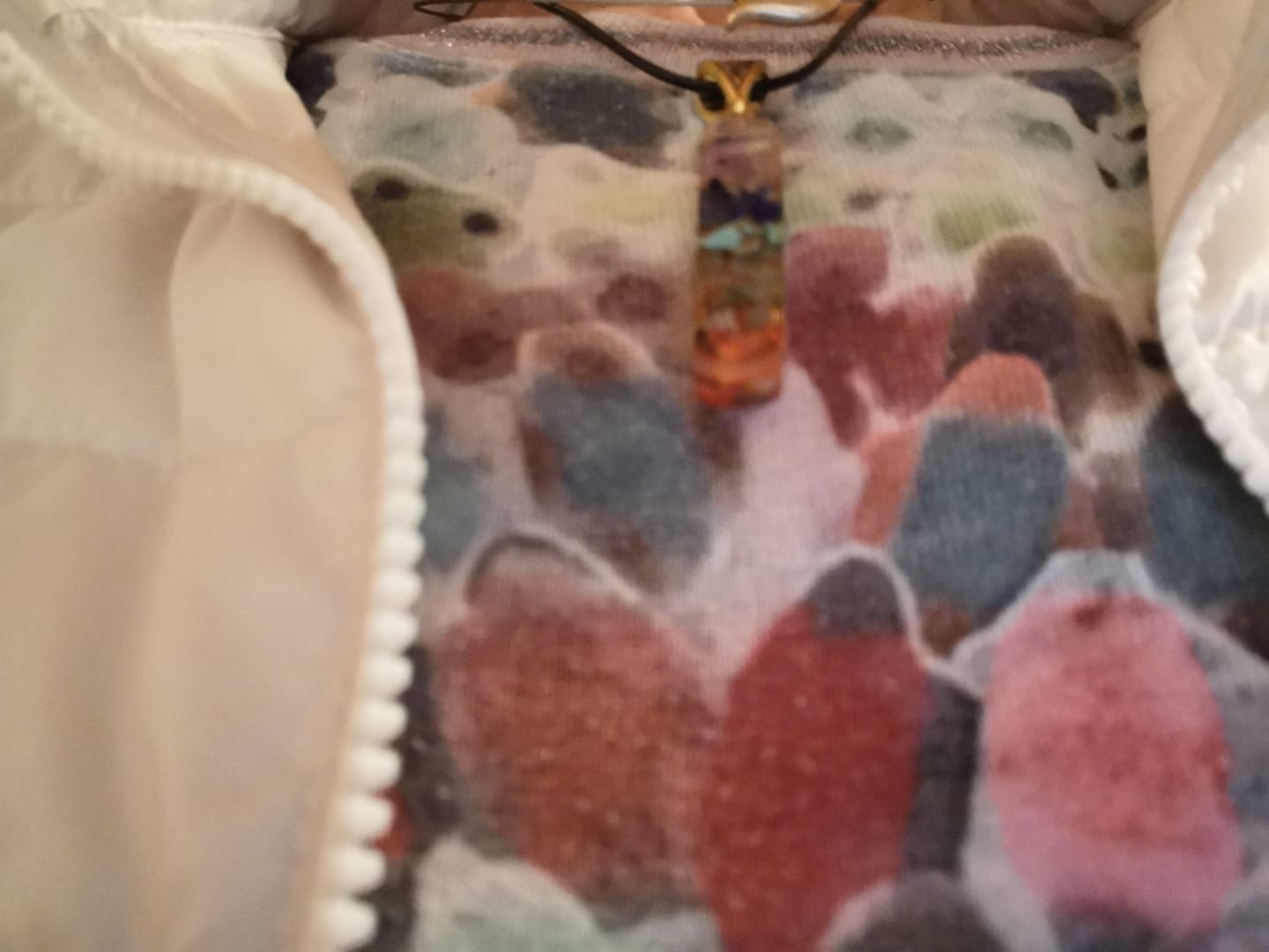Customer photo review of 7 Chakra Orgonit Halskette