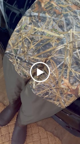 Customer photo review of TorridWade Heated Duck Waterfowl Hunting Breathable Chest Waders