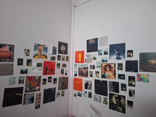 Customer photo review of PLAYLIST - ALBUM COVER PRINTS - CUSTOM WALL COLLAGE POSTERS
