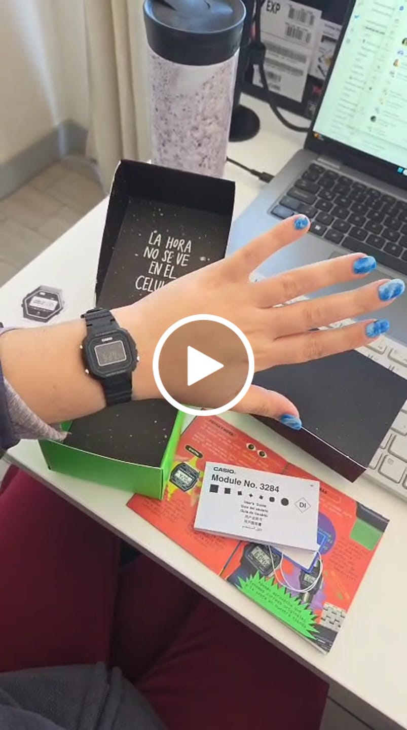 Customer video review of Reloj Casio Vintage LA-20WH-1BDF Negro