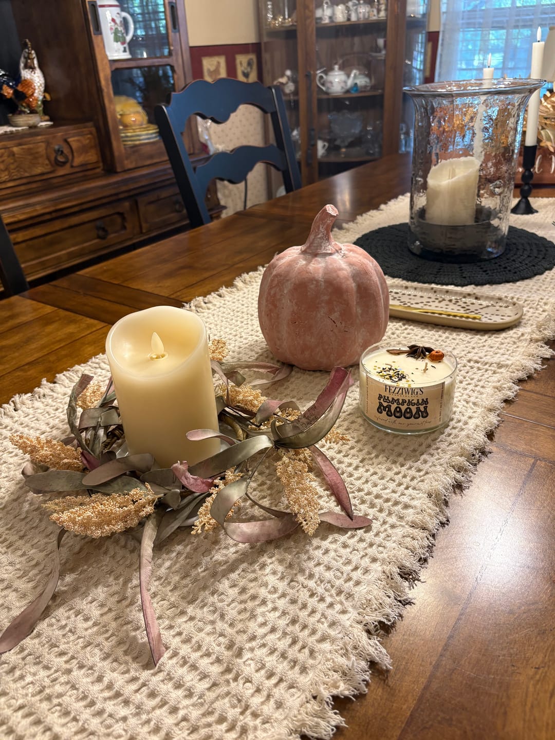Customer photo review of Terracotta Whitewashed Pumpkin