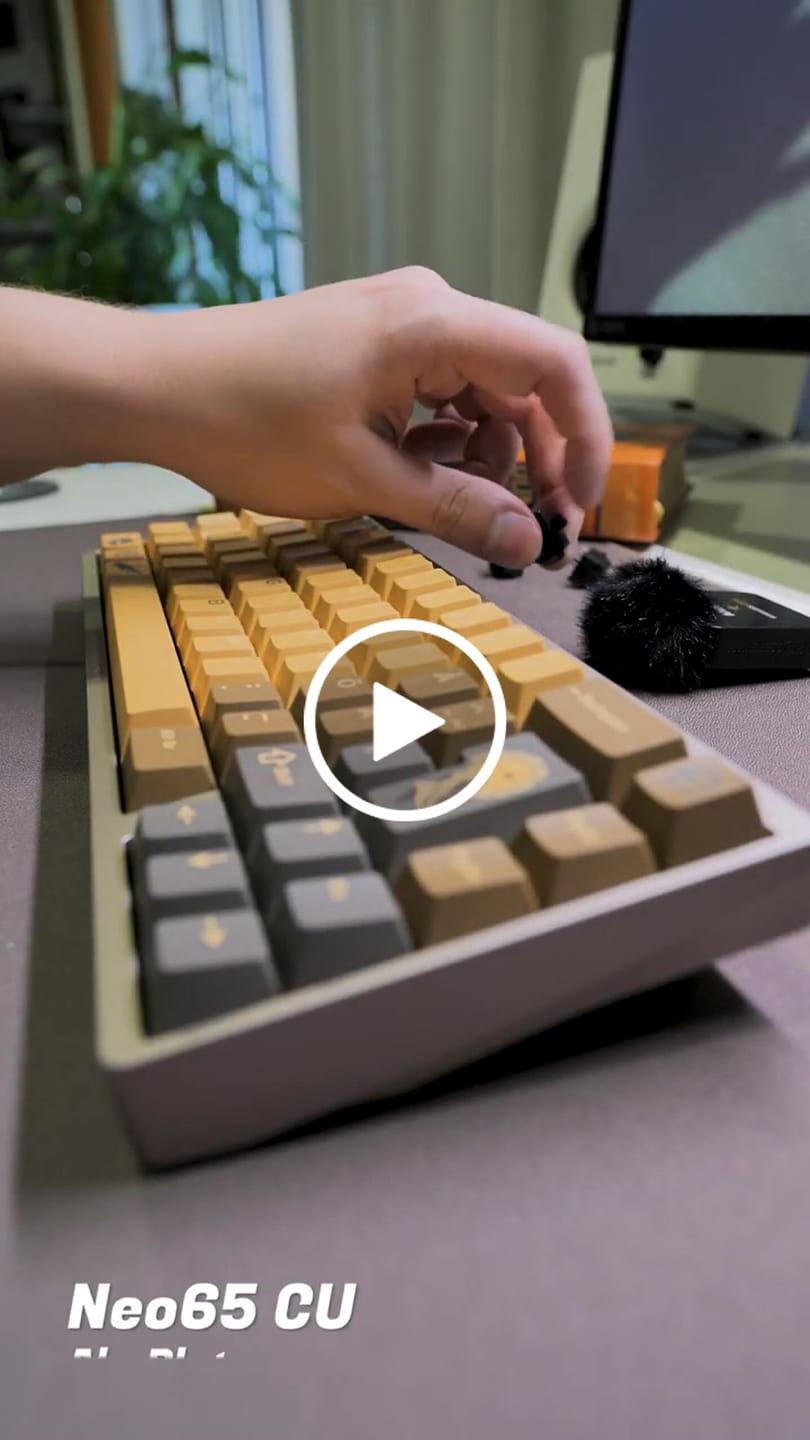 Customer video review of HMX K01 LIGHT TACTILE SWITCH FACTORY LUBED (10PCS)