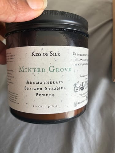 Customer photo review of Aromatherapy Shower Steamer Powder