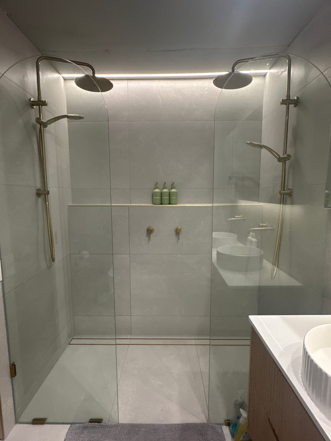 Customer photo review of Keep It Simple Shower Trio