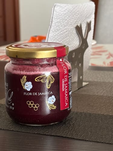 Customer photo review of Miel cremada con flor de jamaica