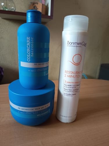 Customer photo review of Máscara Reanimation Cabello Tinturado Ph 3.5 Colorcare Elgon