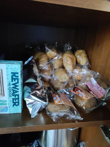 Customer photo review of 15 Cornetti proteici ripieni di purea alla mela