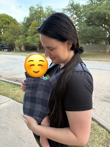Customer photo review of Bramble Original Baby Carrier by Happy Baby