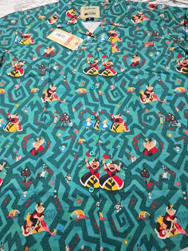 Customer photo review of Disney "Off with Their Heads!" – Women's KUNUFLEX Short Sleeve Shirt