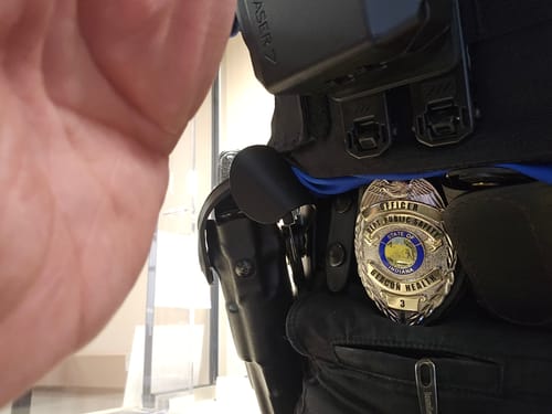 Customer photo review of Customizable Badge BA08