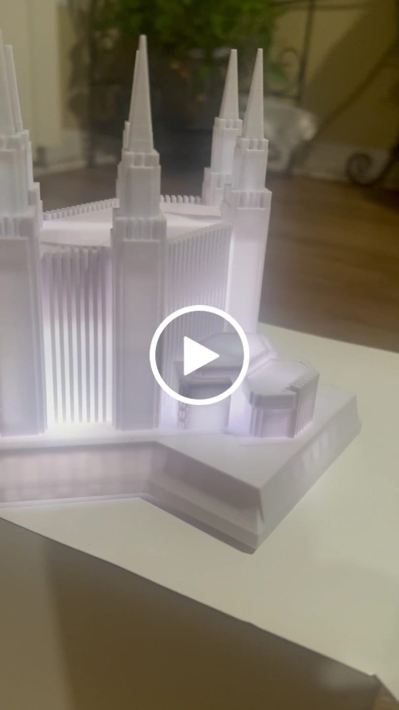 Customer video review of Washington DC Temple Music Light