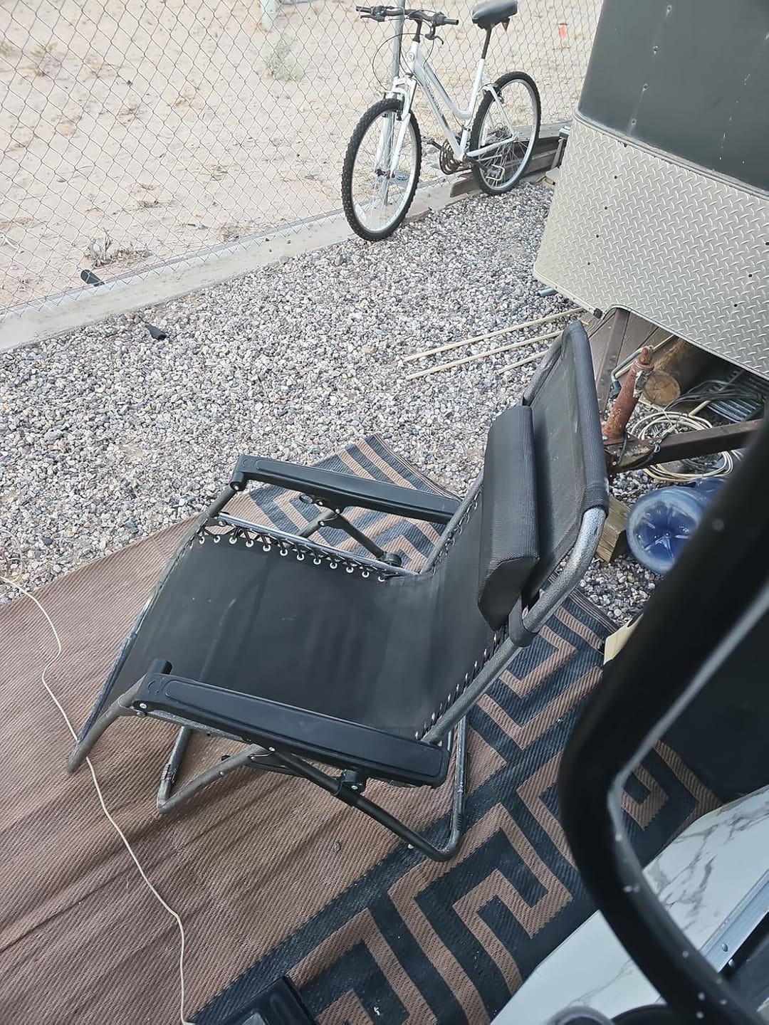 Customer photo review of Zero Gravity Reclining Patio Chairs – 2 Set