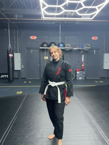 Customer photo review of Core Black Brazilian Jiu Jitsu Womens BJJ Gi