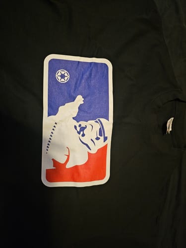 Customer photo review of Shaka Wear 7.5oz Max Weight Custom T Shirt