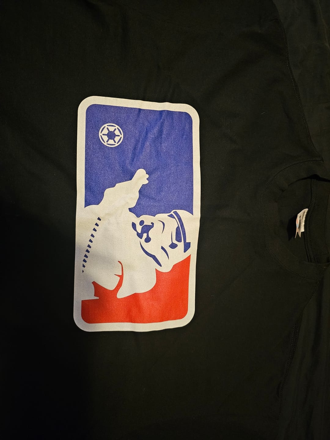 Customer photo review of Shaka Wear 7.5oz Max Weight Custom T Shirt