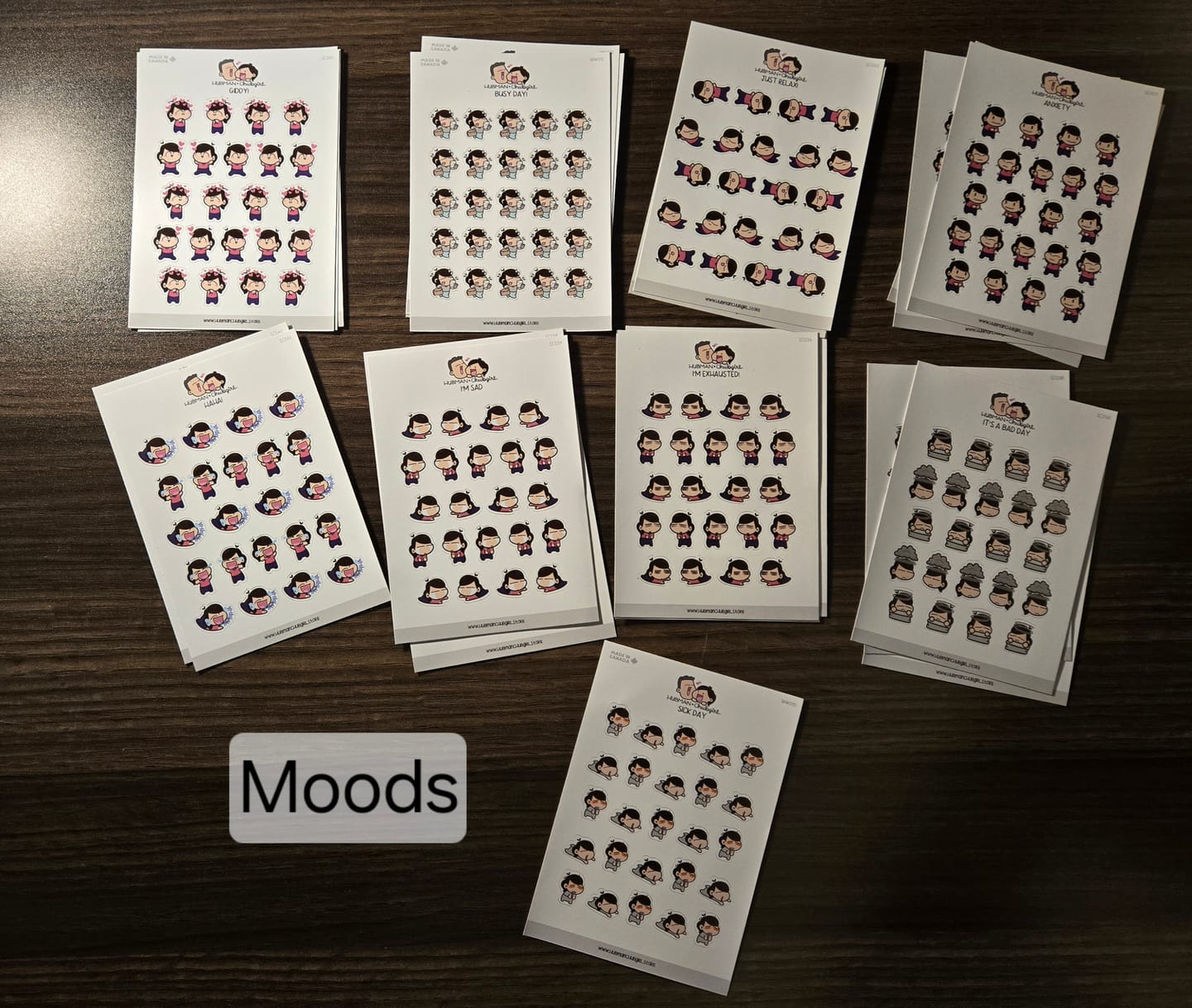 Customer photo review of It's A Bad Day Planner Stickers