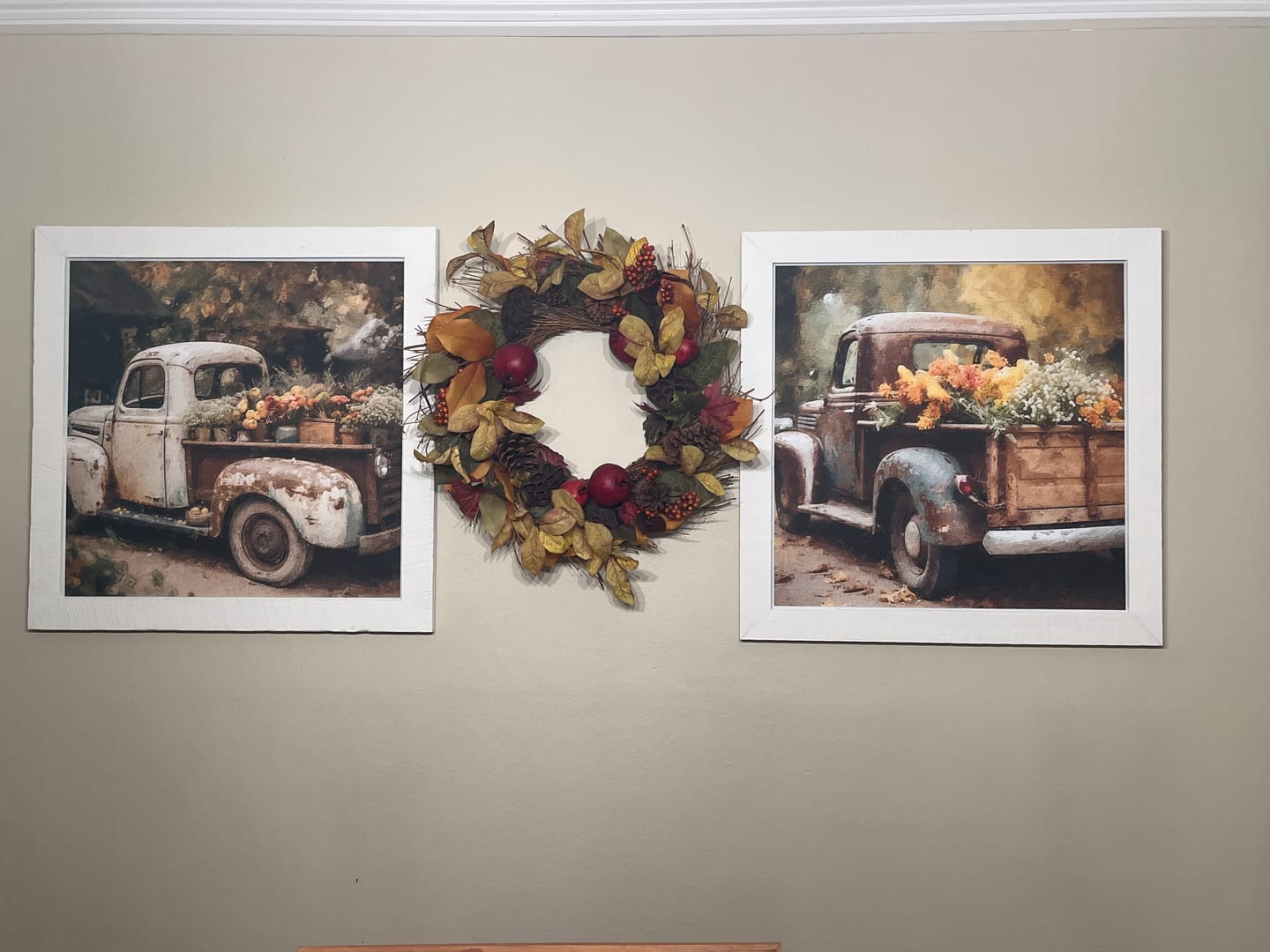 Customer photo review of Rusty Truck with Flowers