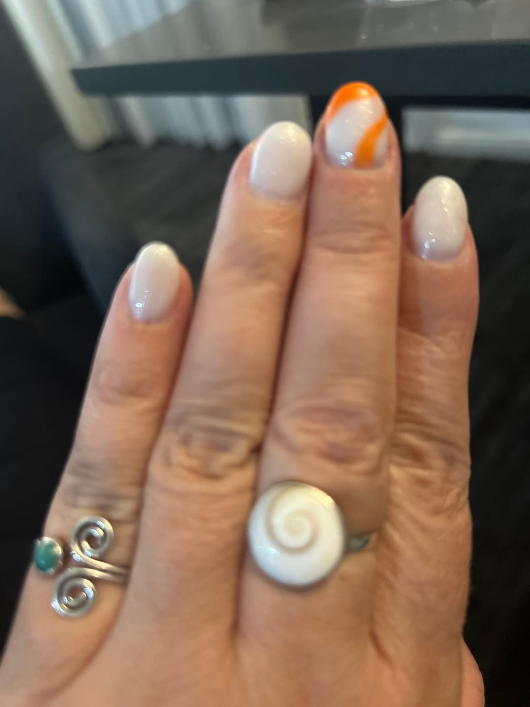 Customer photo review of Beach Soul Shell Ring