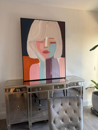 Customer review photo for Plaster Art Texture Painting #SG256