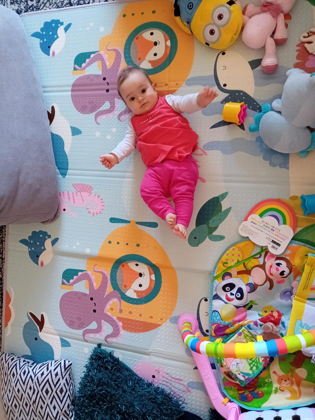 Customer photo review of Tapis Anti-Choc : Créez un grand espace de jeu !