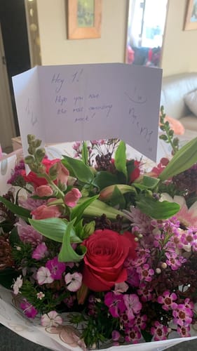 Customer photo review of Florist Choice Bouquet