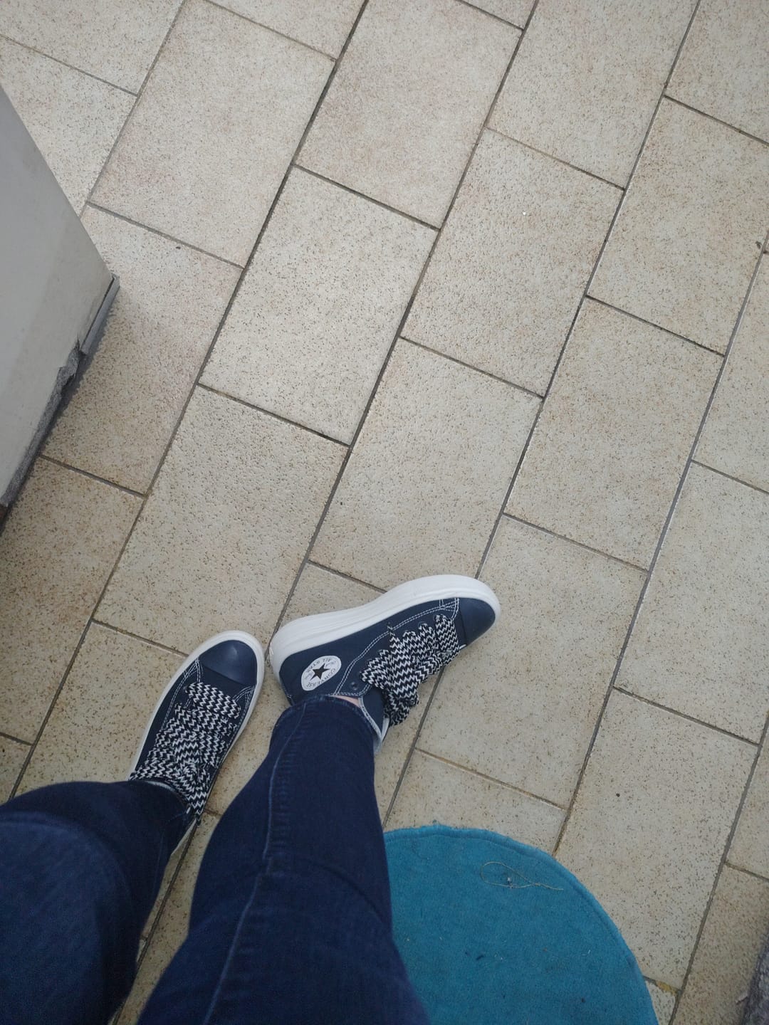Customer photo review of Zapatillas Converse Chuck Taylor Move Hi Platform Azul Blanco