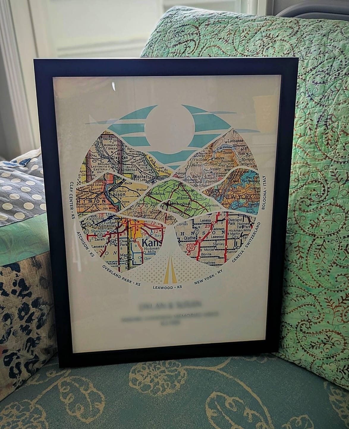 Customer photo review of Wanderlust Map [Digital Only]