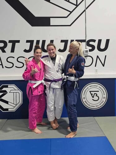 Customer photo review of Core Pink Brazilian Jiu Jitsu Womens BJJ Gi