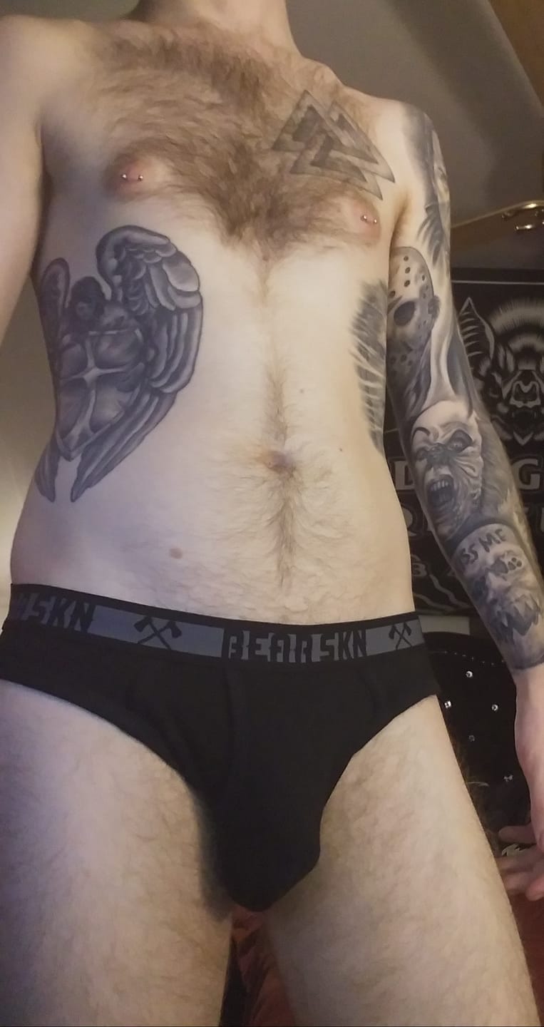 Customer photo review of Bear Skn Jockstrap - Blackberry