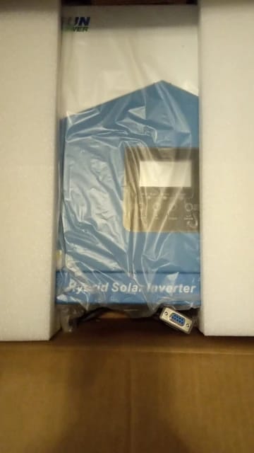 Customer photo review of EASUN Inverter Solare 6.2KW 48V Inverter Ibrido Fotovoltaico con Caricatore MPPT da 120A
