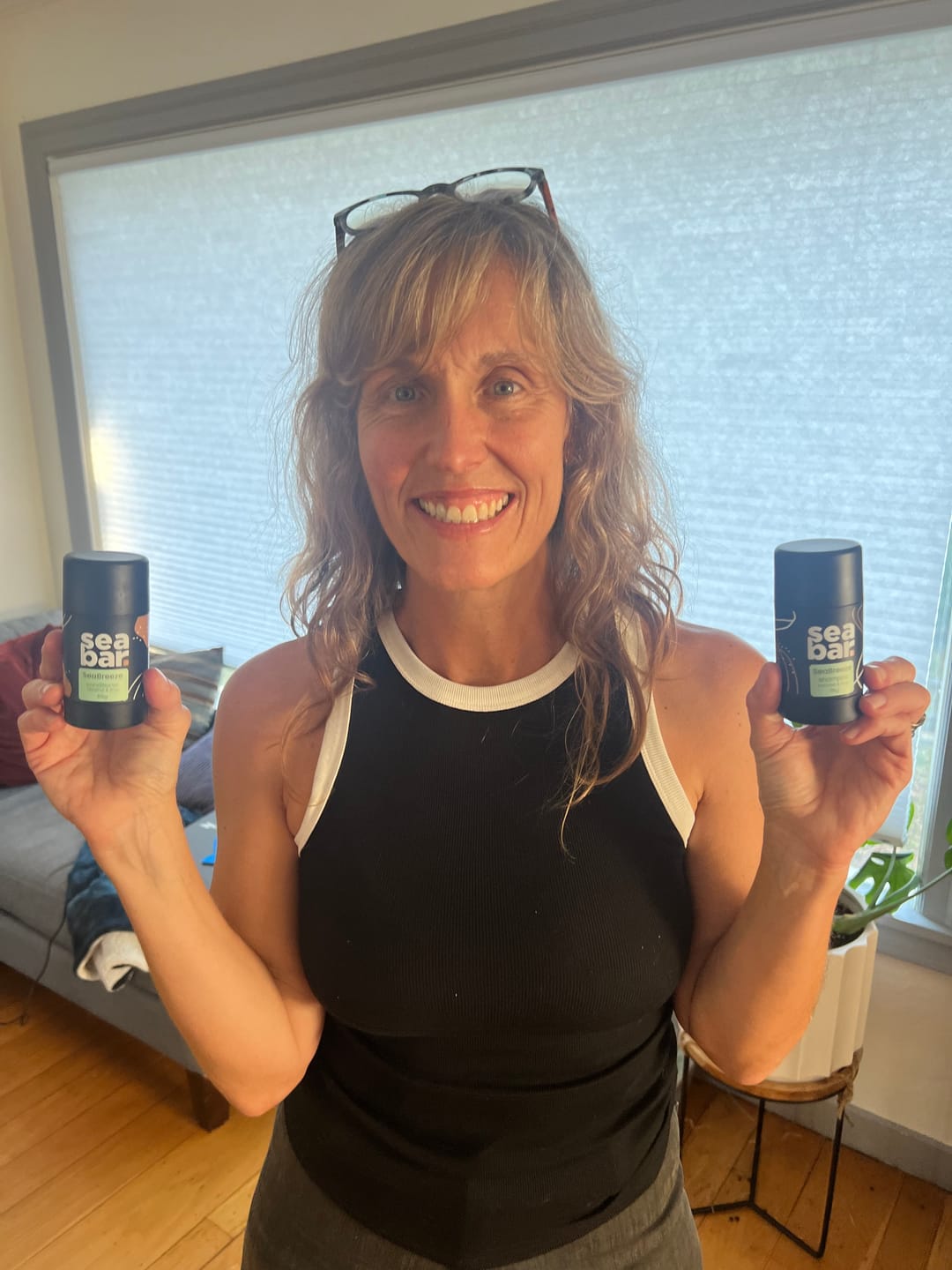 Customer photo review of SeaTree - Tea Tree Shampoo & Conditioner Bar Bundle