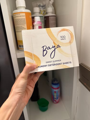 Customer photo review of Laundry Detergent Sheets - Sweet Summer