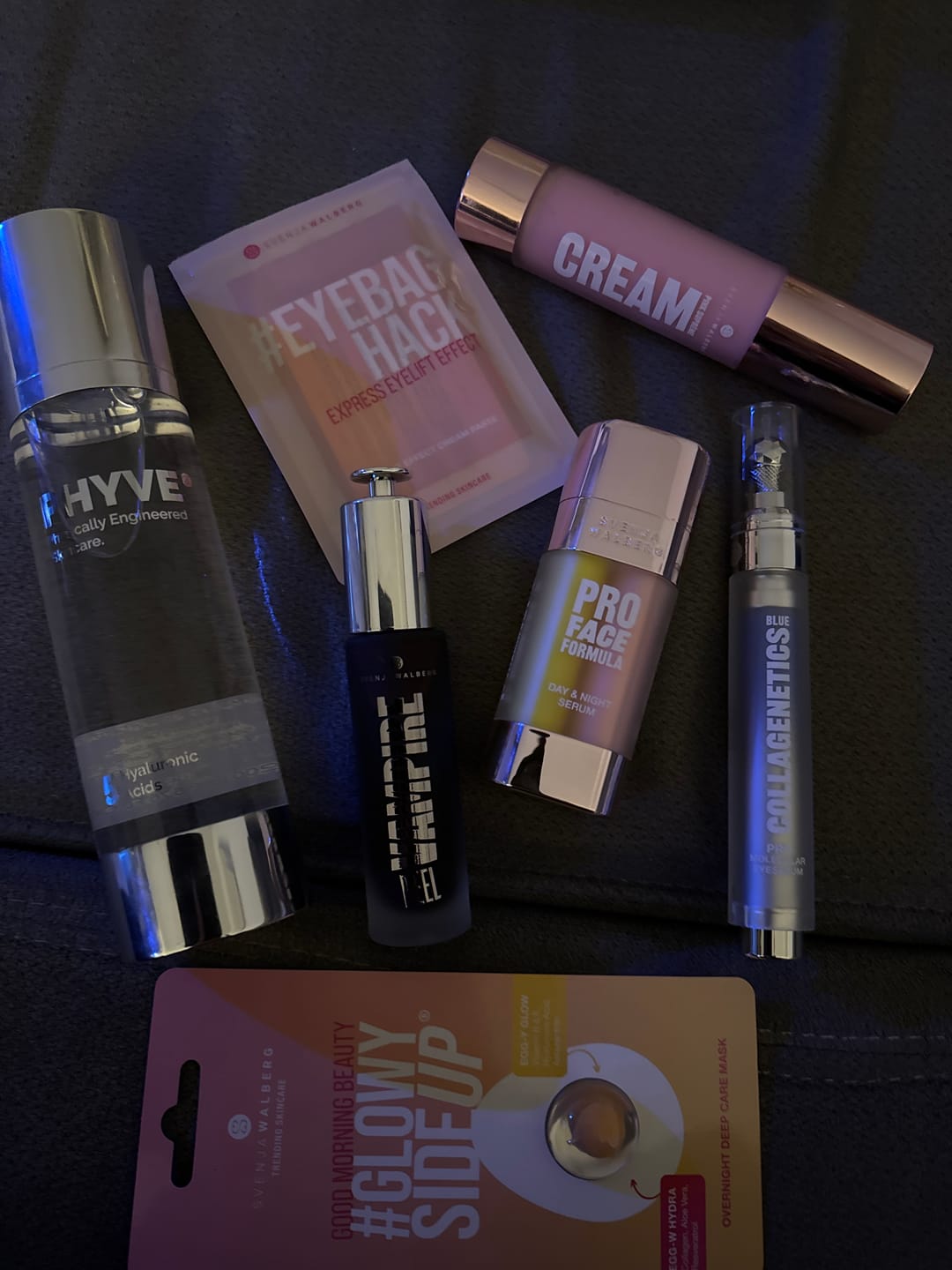 Customer photo review of 3er Pack GLOWYSIDEUP® Overnight Leave-On Maske