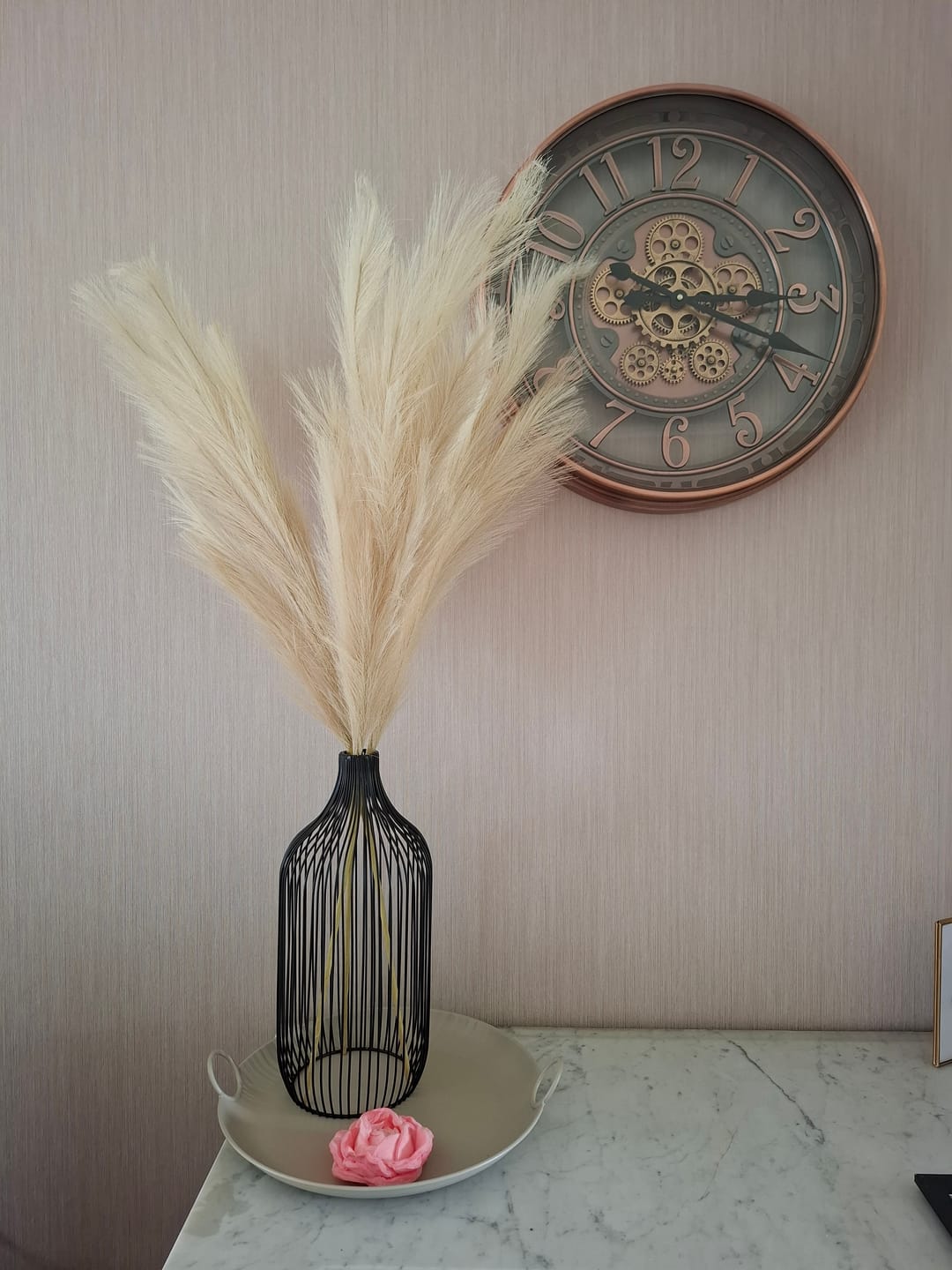 Customer photo review of Pampas 110cm (3 stengels)- Beige