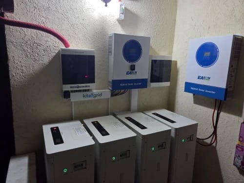 Customer photo review of EASUN Off Grid 11KP invertor, MPPT integrat 120A/160A, WiFi