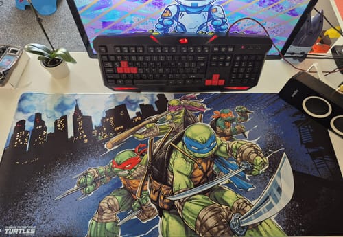 Customer photo review of Oni Deskpad - Teenage Mutant Ninja Turtles