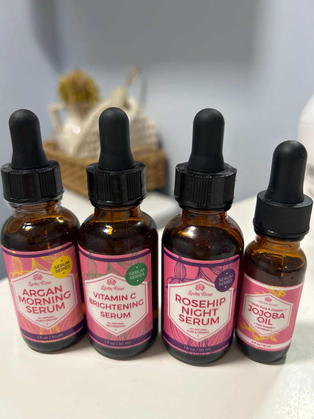 Customer photo review of Daily Essentials Rejuvenation Serum Set