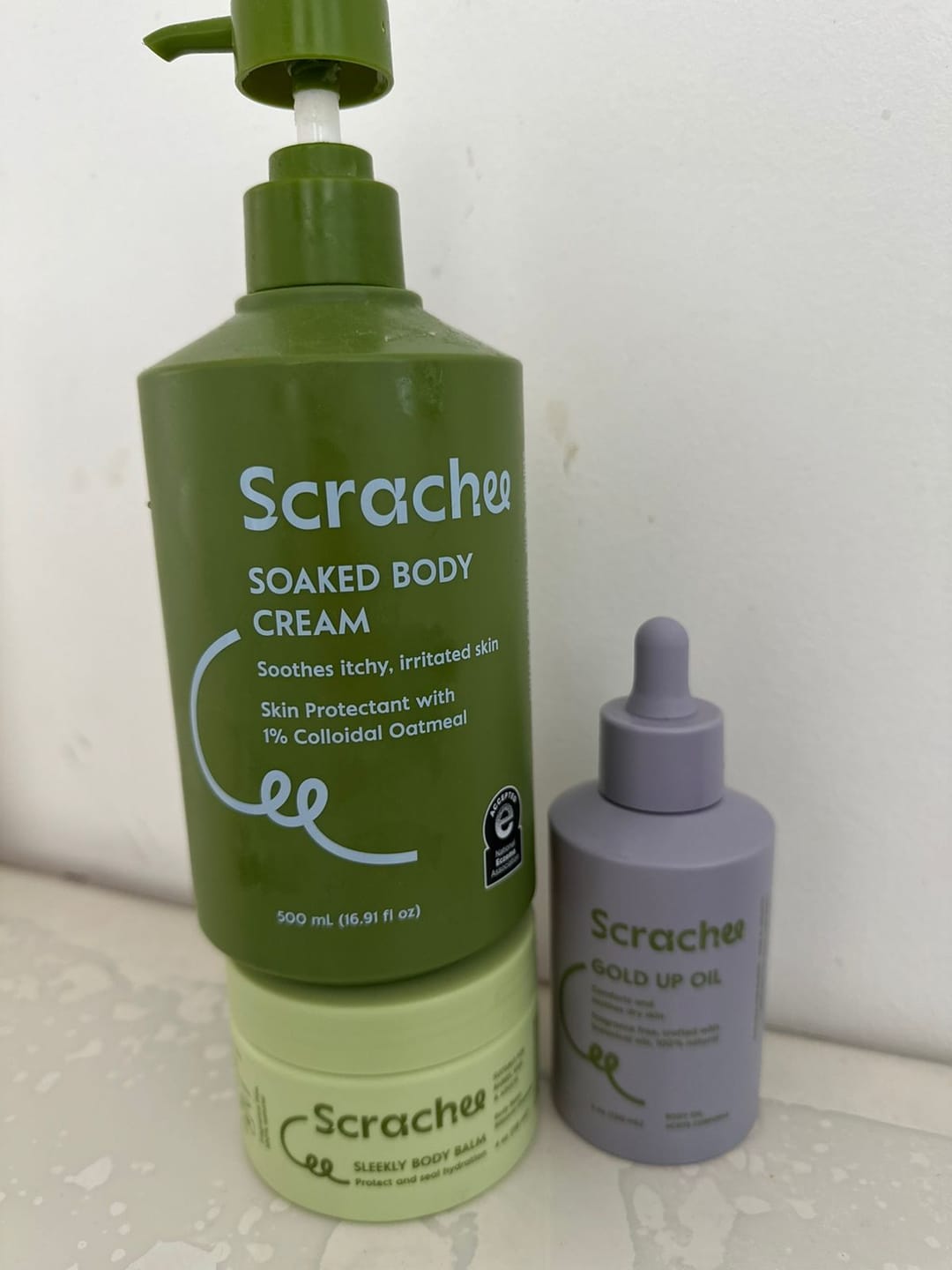 Customer photo review of Scrachee's Flare Up Relief Bundle