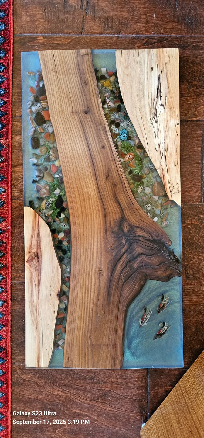 Customer photo review of 24x12x1.5" Silicone Mold For Epoxy Resin - Charcuterie Board Form