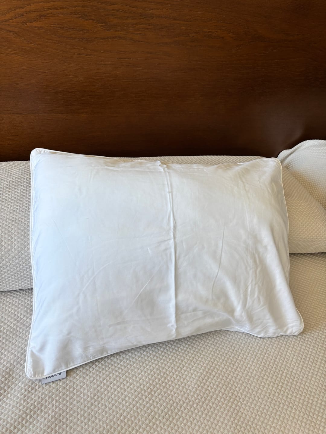 Customer photo review of CottonLux Bounce Full Size Portable Pillow