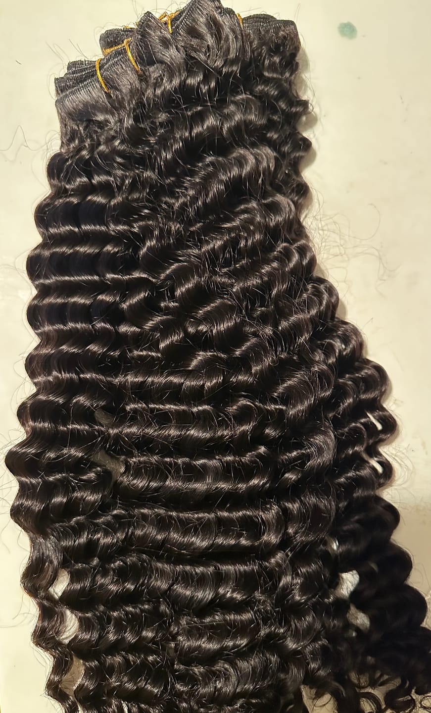Customer photo review of Burmese Hair Curly Bundles