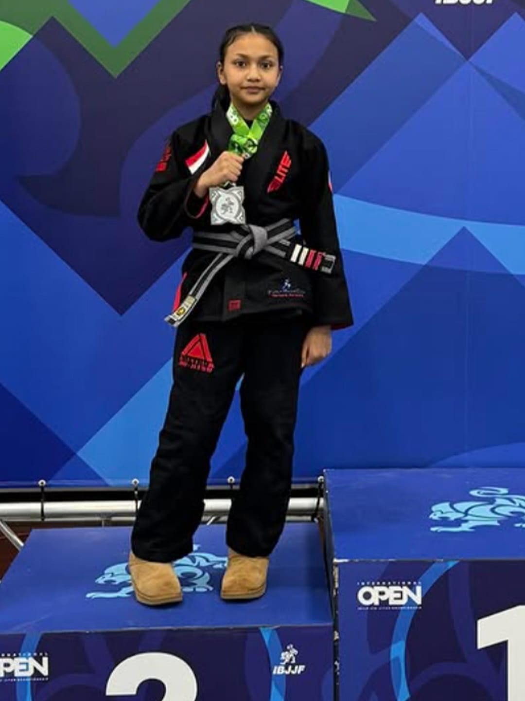 Customer photo review of Core Black Brazilian Jiu Jitsu Kids BJJ Gi